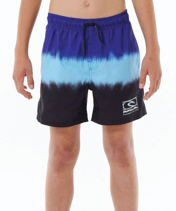 Rip Curl Boys Dip Volley Boardshorts - Blue/Navy